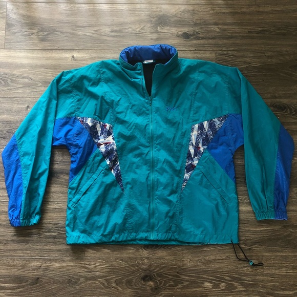 Asics Other - ASICS Vintage Vibrant Windbreaker
